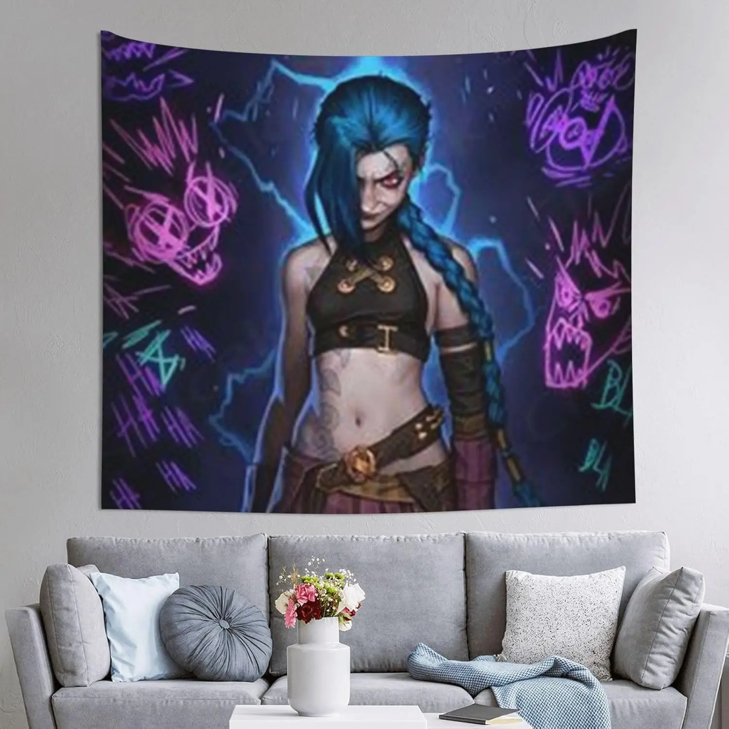 Arcane Jinx Bright Strong Wall Tapestry - Polyester Tapestry Wall Hanging, Durable Home Bedroom Decor for Living Room & Bedroom Bedside Background, Wall Tapestries, Durable Decorative Tapestry
