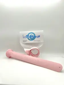 Bottoms Up Bottle Emptying Bottle Stabilizer in Presley's Pink