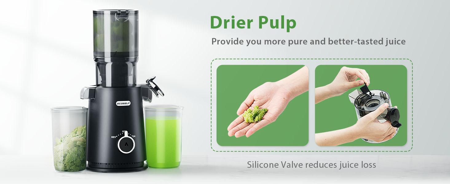 Cold Press Juicer, Hands Free,Juicer Machines with 13.67 inch Circ Feed Chute, Whole Fruit juicer, Juice Extractor for Vegetable and Fruit, High Juice Yield, Easy to Clean with Brush, Ice Fruit, Smart recipes App,2-year warranty