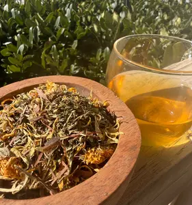 Happy Flower Pot Tea-Organic for Vaginal Yeast Infections, Bacterial Vaginosis (BV), pH Balance