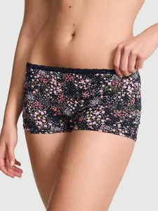 PINK Cotton Dorm Boyshort Panty