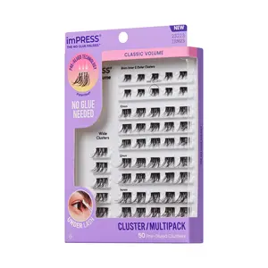 imPRESS Pre-Glued Lash Clusters Multipack - Classic Volume
