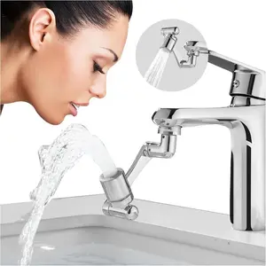 Metal Faucet Extender for Sinks 1080° Rotation Brass Aerator Extension Adjustable Sink Faucet Extension for Kitchens & Bathrooms outdoorfun