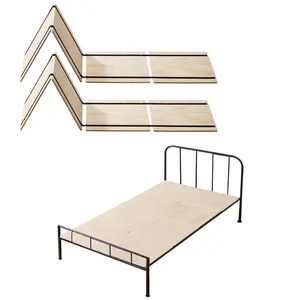 VEVOR Bunkie Board Twin Size, 35" x 71" Foldable Box Spring, 0.4" Thicker Wooden Bed Boards for Under Mattress, Bed Slats with No Assembly Required, Easy-to-use Bed Support Board 0.4 Inch Thickness Twin
