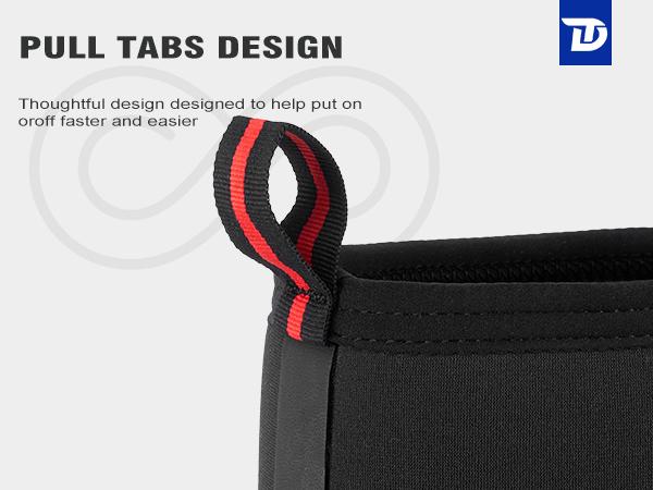 Trudave Men's Black Rubber Boots Waterproof Work Rain Boots with Steel Shank 6mm Neoprene Anti-slip Mud Boots Size 5-14 Comfortable Industrial Shoe Boy Footwear Closed