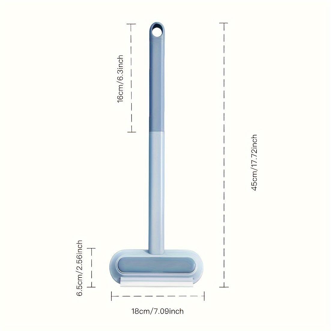 Upgraded Reusable Pet Hair Remover Brush – Extra-Long Handle Lint Cleaner for Dog & Cat Hair, Washable Multi-Surface Tool for Furniture, Bedding, Clothes & Car Interiors