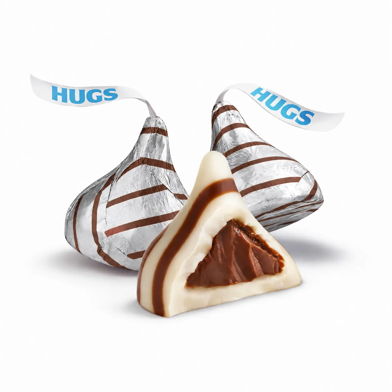 Hershey’s Hugs Milk Chocolate with White Creme – Bulk Value Bag