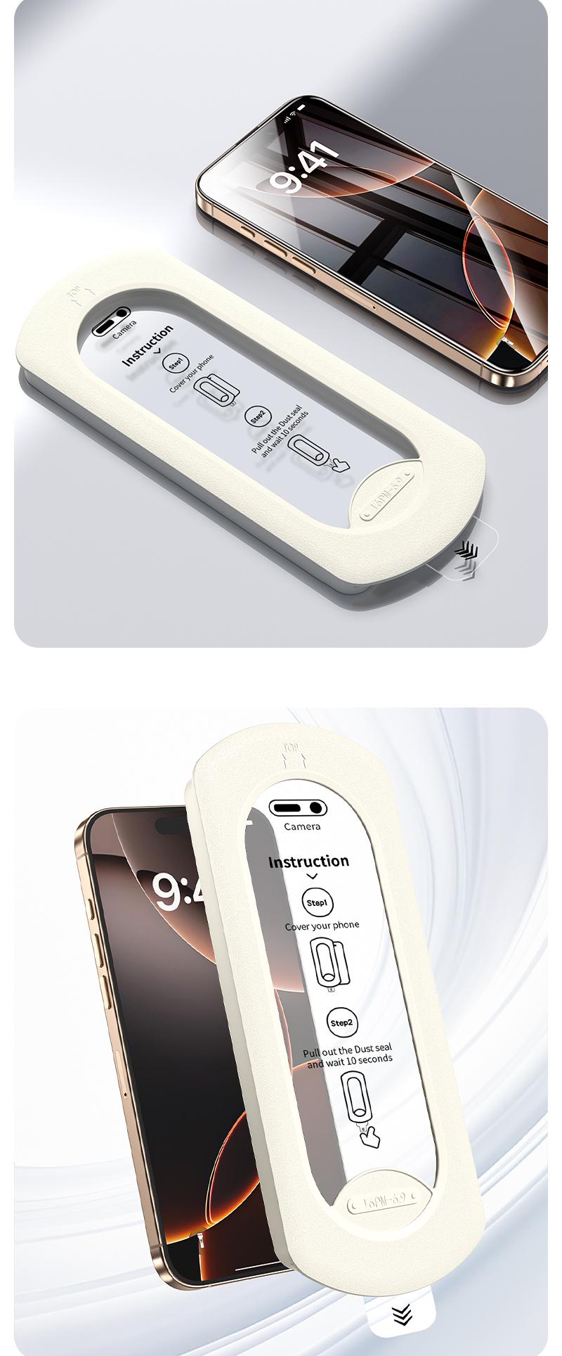 Premium Upgraded Privacy Screen Protector Dustproof Bubble-Free Design Ultra-Clear 2 Pack for iPhone Anti-Spy Fingerprint-Proof Tempered Glass Full Protection