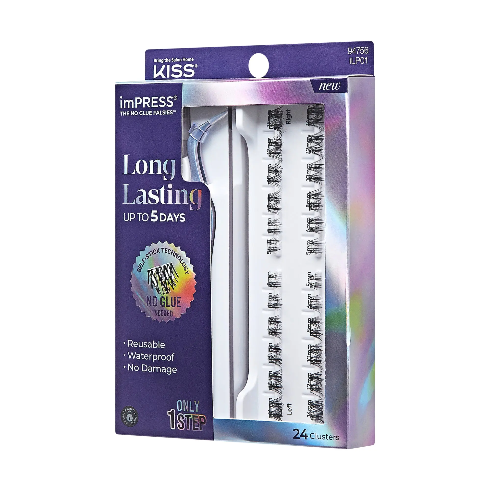 Impress Falsies Long Lasting Self Adhesive Eyelashes – Demi Wispy