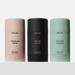 PHLUR Deodorant Trio - Vanilla Skin, Rose Whip, Father Figure PHLUR Deodorant Trio - Vanilla Skin, Rose Whip, Father Figure