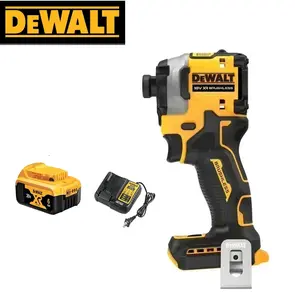 DEWALT DCF850 20V Brushless Impact Driver Cordless 1/4" Hex Screwdriver Tool | 140Nm Torque 0-3000RPM 0-2600IPM | Compact Power Driver for Construction Woodworking Home Repair Automotive Maintenance | Precision Drive LED Work Light  set