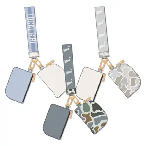 Local Girl Dual Pouch Wristlet Wallet Keychain | Local Girl Outfitters