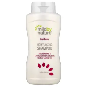 Mild By Nature Acai Berry Moisturizing Shampoo, 16 fl oz (473 ml)