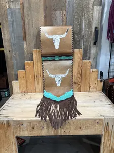Cowhide Fringe Table Runners!