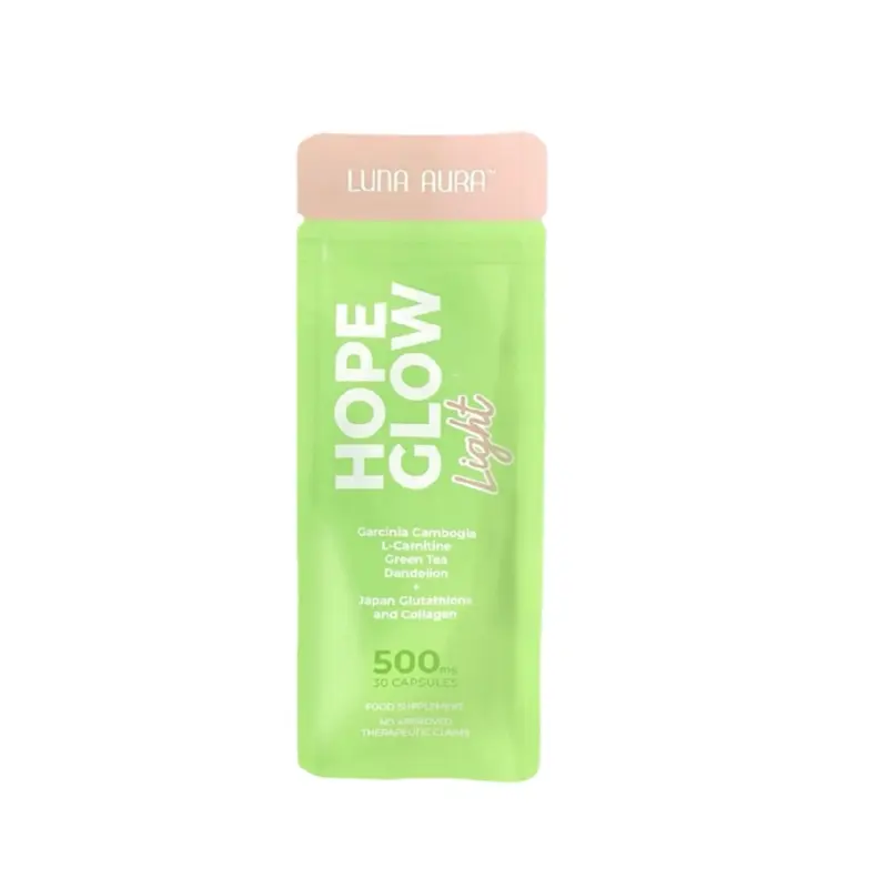 LUNA AURA Hope Glow Light – Glutathione & Collagen Wellness Capsules – 30 Count