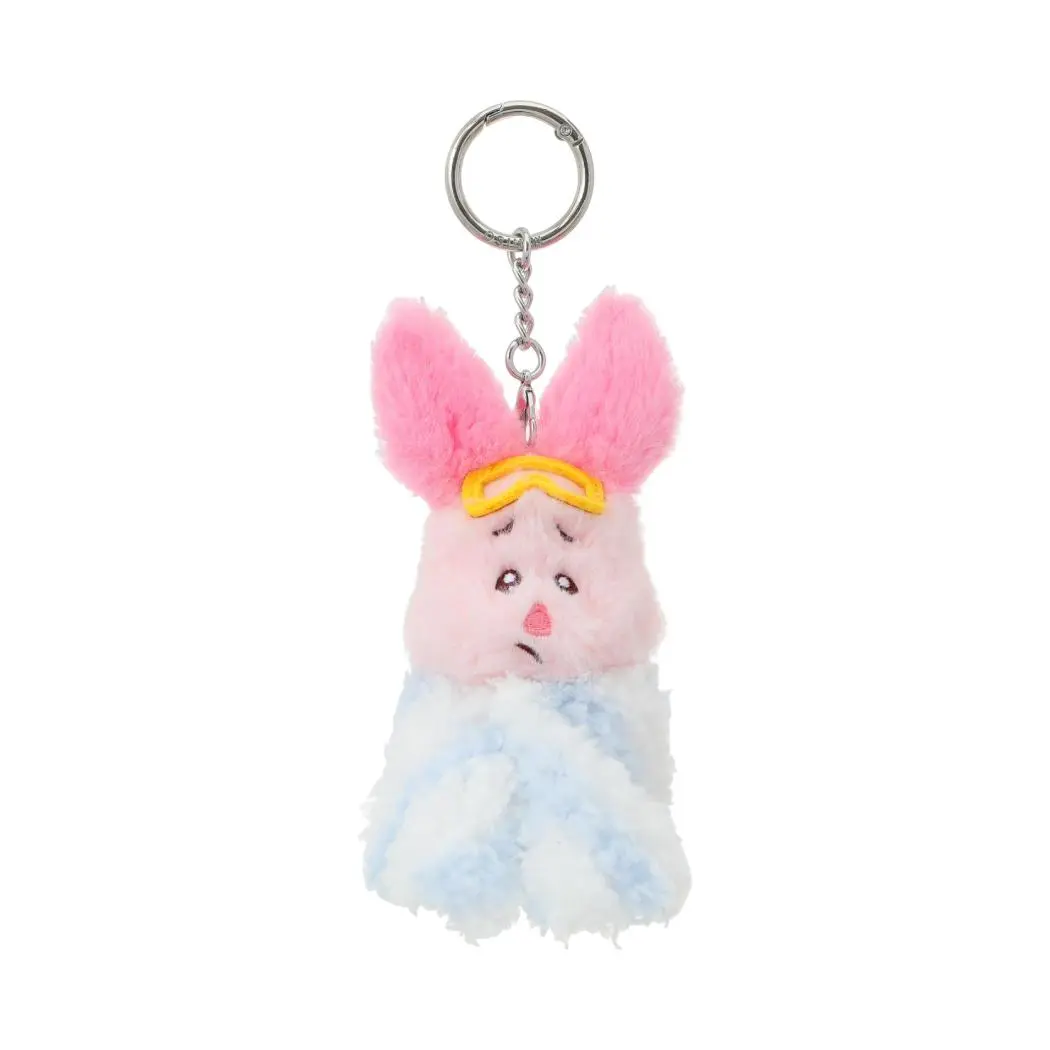 MINISO Cute Disney Winnie the Pooh Summer Collection Sitting Plush Keychain! Wearing towel outfit, portable bag charm, lovely collectible gift for cartoon fans., Back To School