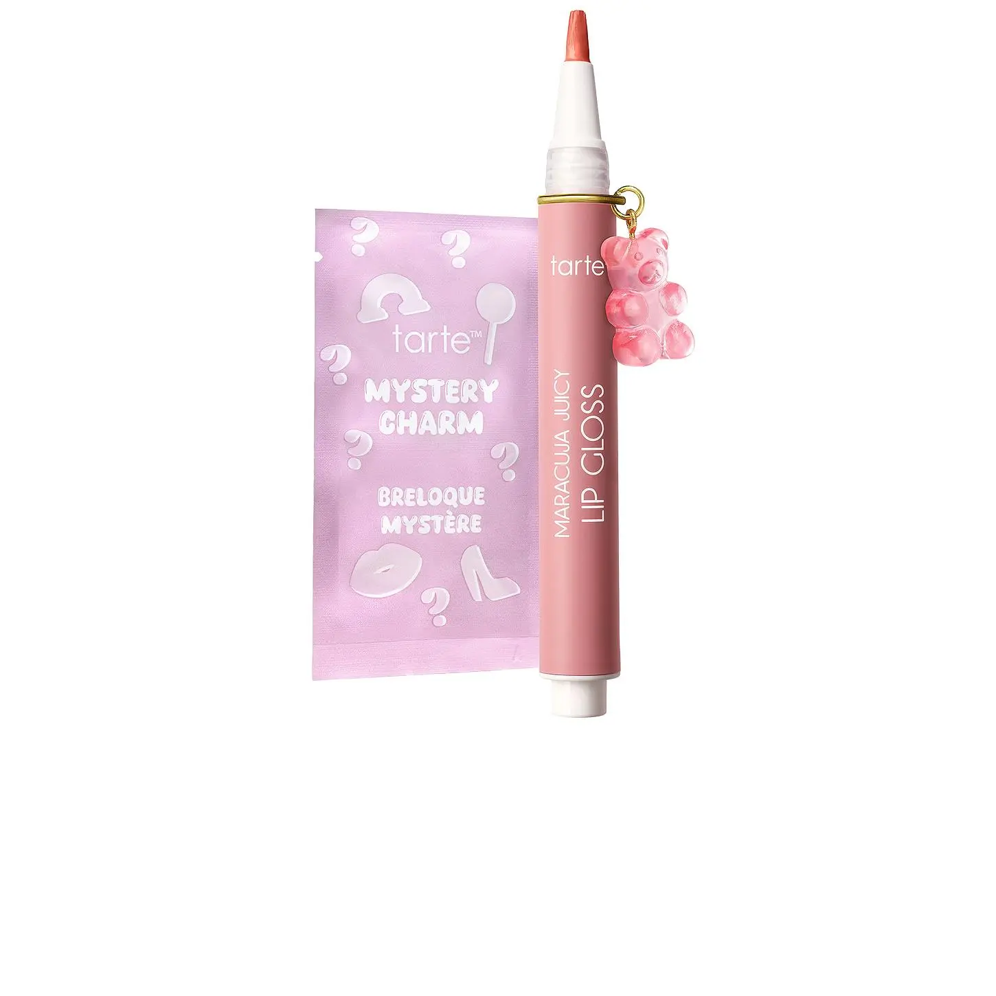 tarte Maracuja Juicy Lip Gloss With Charms in Strawberry Milk