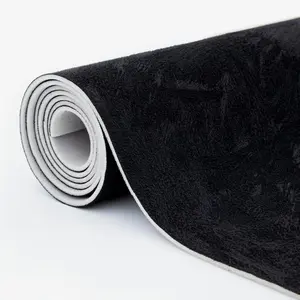 Suede Auto Headliner Fabric 98" L * 60" W with Foam Backing - Tube Packaging - Black Interior Replacement Material for Car/Truck/SUV/RV Roof - Home Repair/DIY Headliner Material
