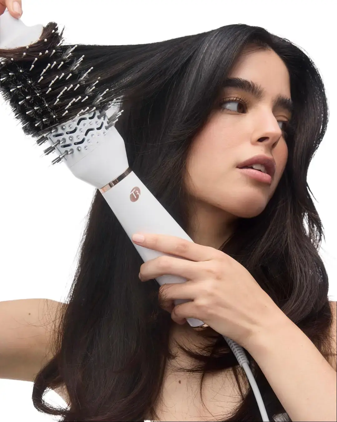 T3 MICRO AIREBRUSH Blow Dry Brush Hair Styling Kit - Sleek Design Thermal Brush, Heated Straightening Tool for Haircare, Blowout Hair Styling Needs