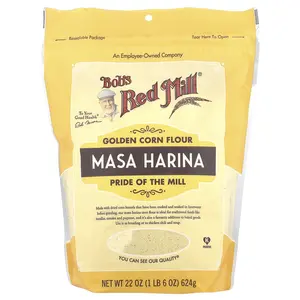 Bob's Red Mill Golden Corn Flour, Masa Harina, 22 oz (624 g)