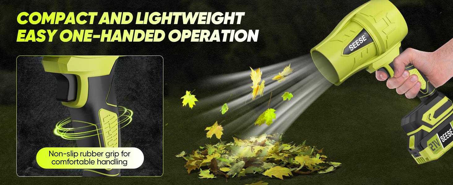 SEESE Turbo Jet Leaf  Blower, Violent  Fan,Car Drying After Wash, Handheld Snow Blower,Cordless Turbo Power Air Duster,Good Choice For Gifts,Home Improve,Garden Mainte,Holiday gifts