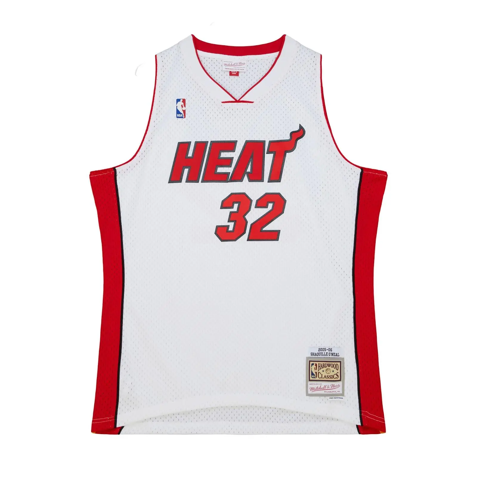 Shaquille O'Neal Miami Heat 2005-06 White Swingman Jersey