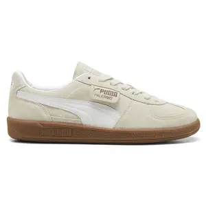 PUMA Mens Palermo Lace Up Sneakers Shoes Casual - Beige