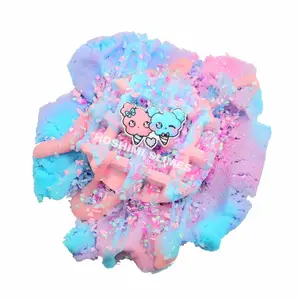 Cotton Candy Waffle Slime Kit – DIY Cloud Slime with Clay & Toppings