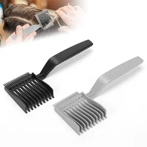 2/3-Piece Men's Haircut Combs Sideburn Comb Clipper Positioning Comb Oil Head Caliper Comb Flat Top Styling Comb