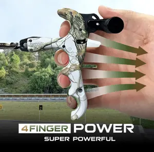 360° Rotatable Three-finger Compound Bow Release Tool, Bow Release Trigger, Archery Release Aid Tool, Shooting Equipment