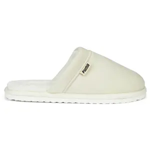 PUMA Womens Fluff Bx Slip On Casual Slippers Casual - Off White
