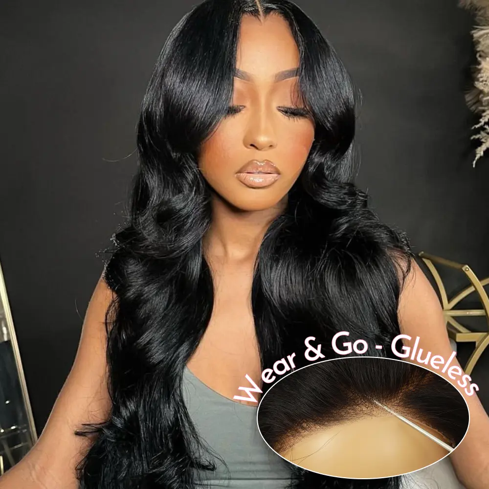 WOWANGEL 5x5 HD Lace Closure Bob Wig Straight Body Wave Real Human Hair 180% 250% Density Pre-Plucked Natural Hairline Human Hair Wig for Parties & Weddings  #SummerVibes