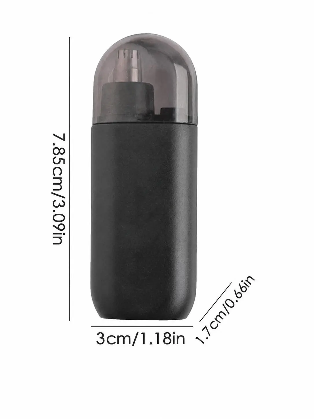 Rechargeable Nose, Ear & Eyebrow Hair Trimmer for Men, Waterproof Electric Grooming Kit, Portable & Painless