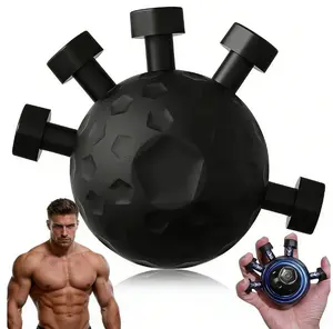 Hand Forearm Ball Strengthener and Finger Grip Exerciser Balls Wrist Strengthening Guitar Finger Gripper Strength Trainer Hand Squeezer Stretcher Extender Workout