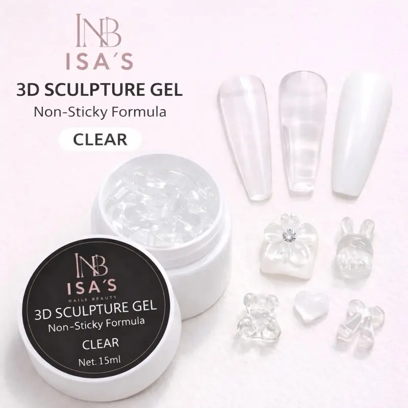 Clear Builder Gel for Nail Extensions