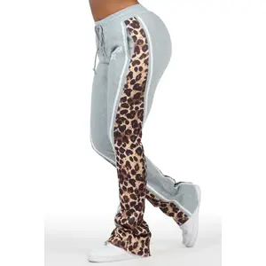 Soana Grey Stacked Track Pant