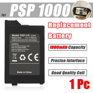 1 Pc Replacement Li-ion Battery for PSP 1000 Series, PSP Replacement Fits, Lithium Ion Polymer Rechargeable Battery Pack, Battery for Games, PSP 1000, High Capacity, PSP Replacement Accessories