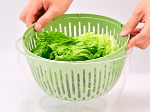 Susteas 5-in-1 Vegetable Chopper – Steel Cutting Basket & Strainer for Fast Salad, Fruit & Meal Prep (Green). Kitchen Utensils