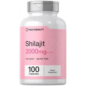 Horbaach Shilajit for Women | 100 Capsules | 2000mg | Non GMO, Gluten Free Supplement