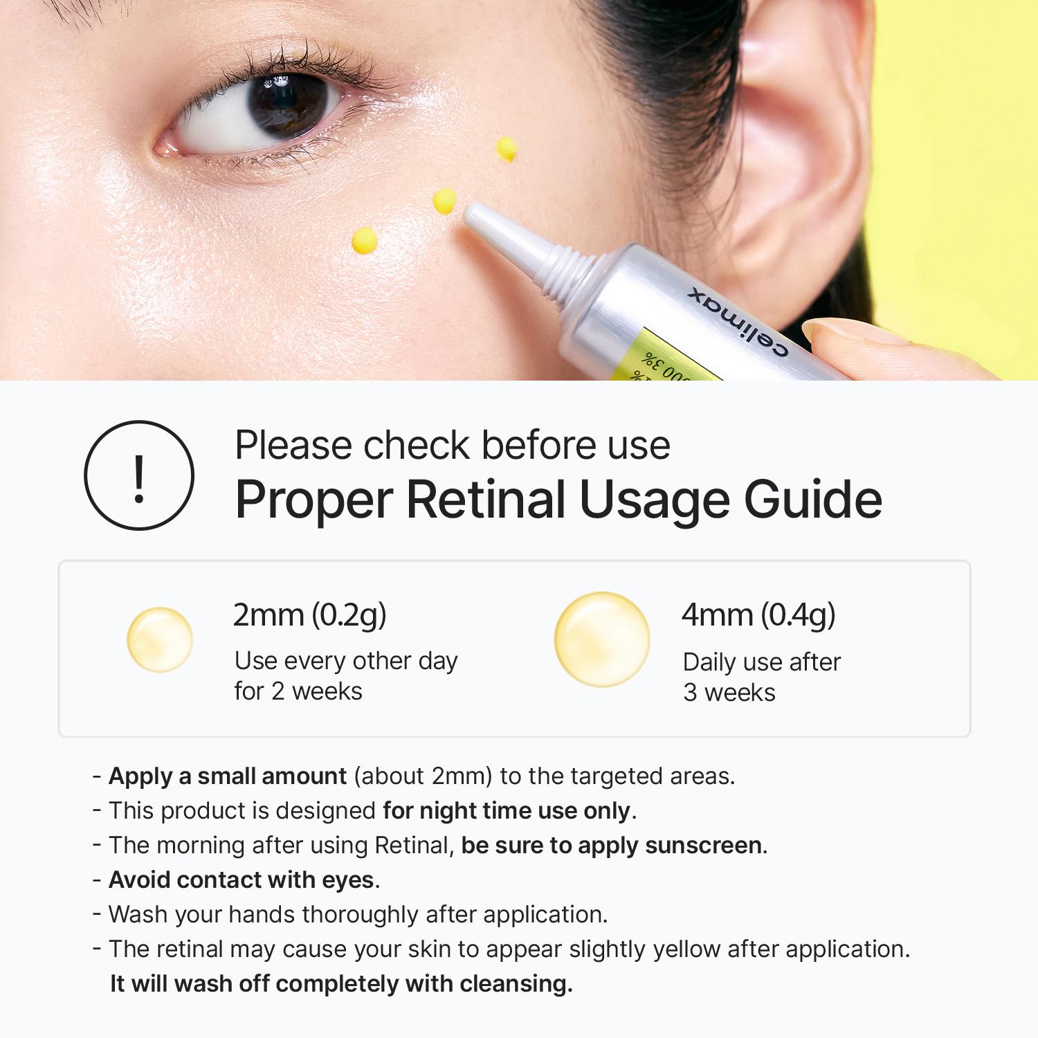 [celimax official] The Vita A Retinal Shot Tightening Booster | with Retinal, Matryxyl, Pore Minimizer, Wrinkles & Fine Lines, Firmer Skin, 15ml, Retinol Skincare
