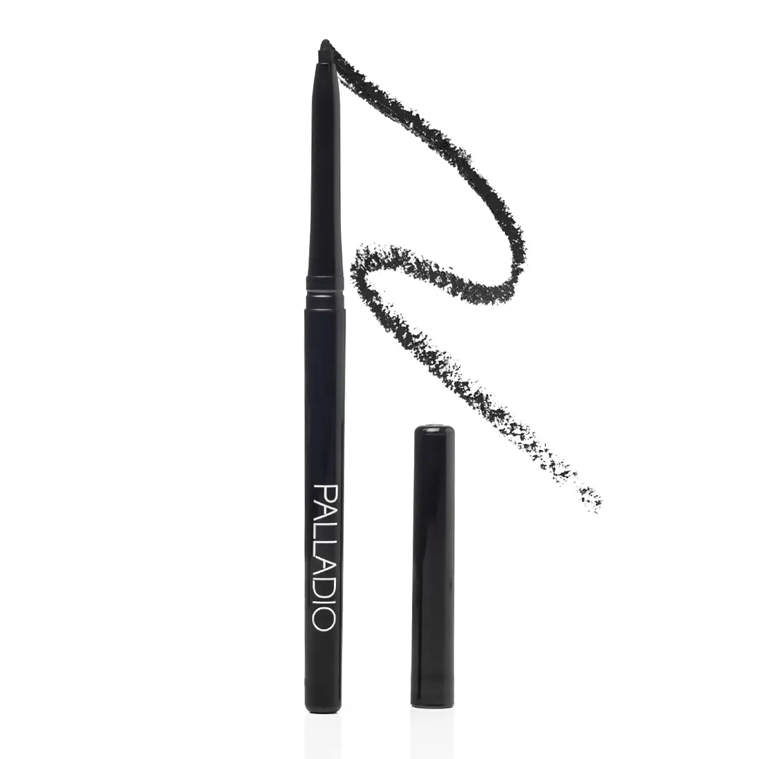 Palladio Retractable Waterproof Eyeliner Pencil - Cosmetic Eye Makeup Product, Richly Pigmented Creamy Texture, Smudge-Proof, Long-Lasting All-Day Wear, Twist-Up Design, No Sharpener Required, Plum Eyeliner Option, Eye Pencil Eyeliner