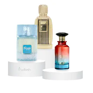 Oudlash Bundle | Arabiyat Aristo + Lagoon Dream + Riiffs Freeze | Unisex Fragrance | 100 ML | Eau De Parfum | Lemon - Jasmine - Vanilla