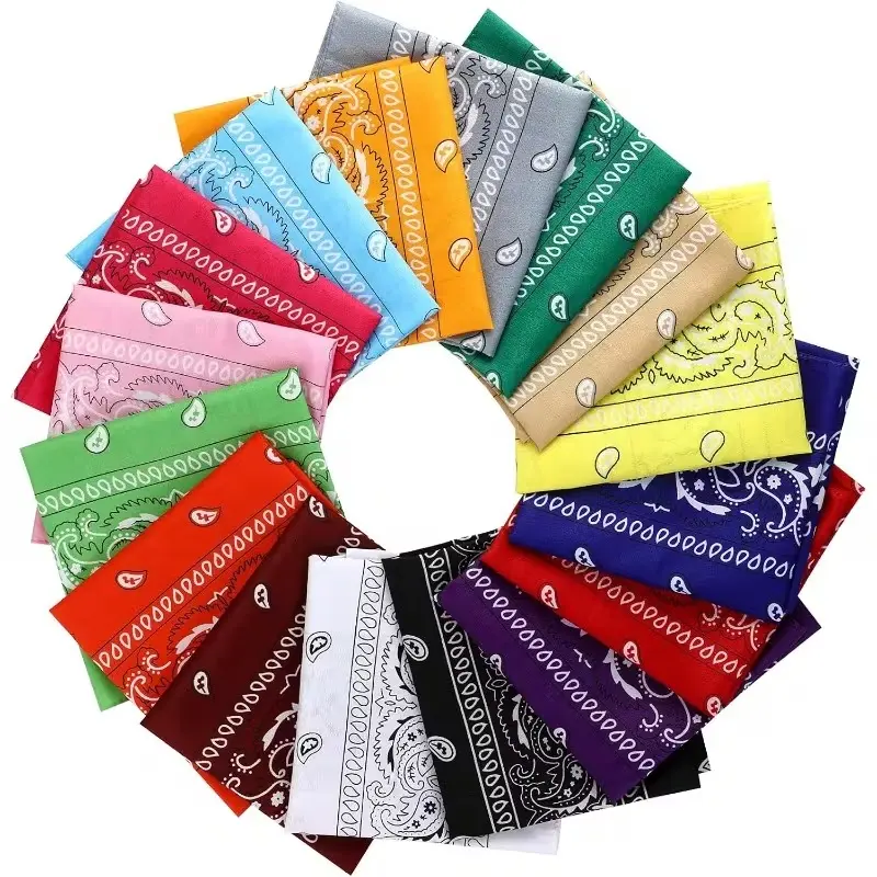 16pcs  Multi-Purpose Party Outdoor Favor Scarf Headband Handkerchiefs for Women Men Boy Girls