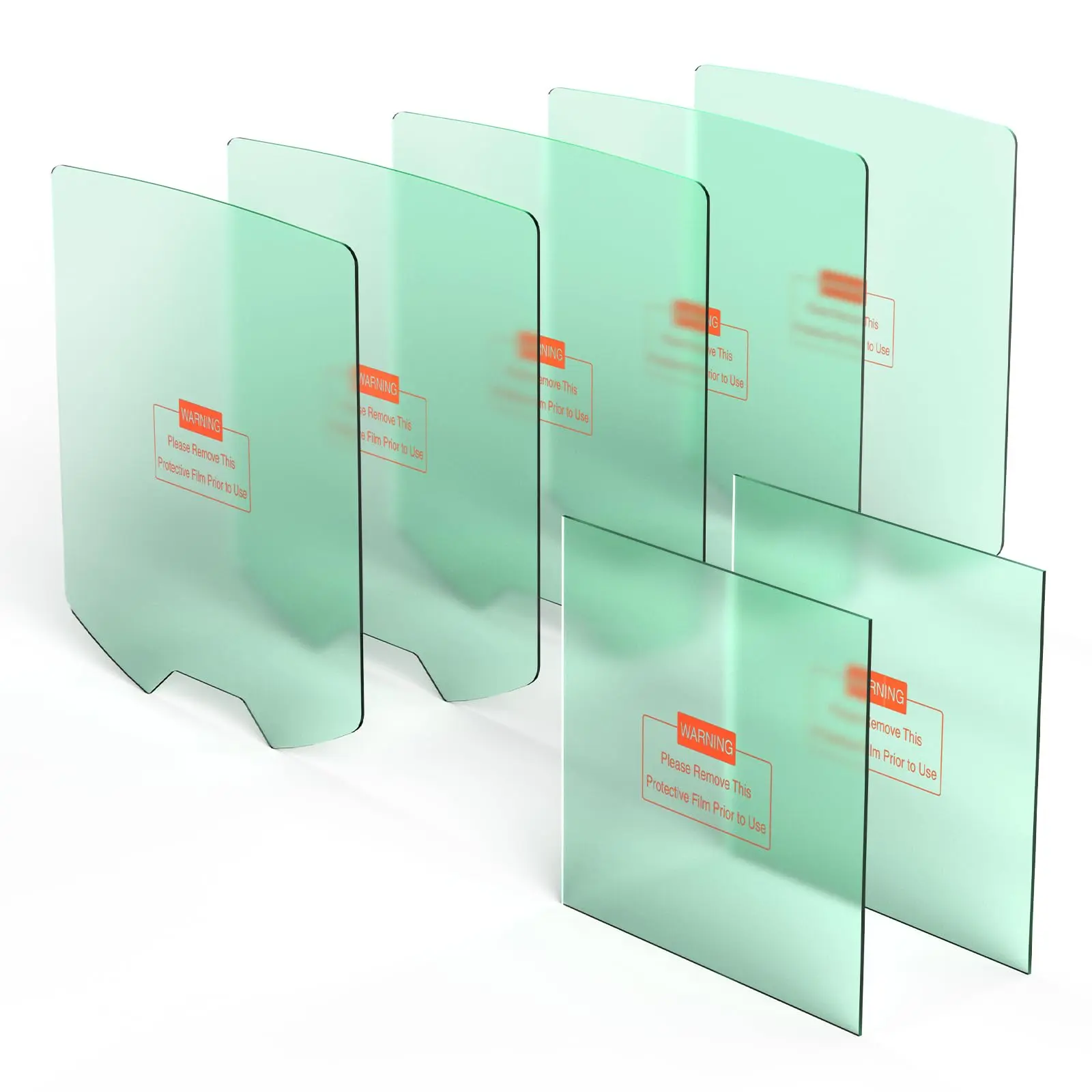 TOOLIOM Replacement Lens Set for TOOLIOM TL-31800H Welding Helmet - 5 Outer Protective Lenses & 2 Inner Lenses