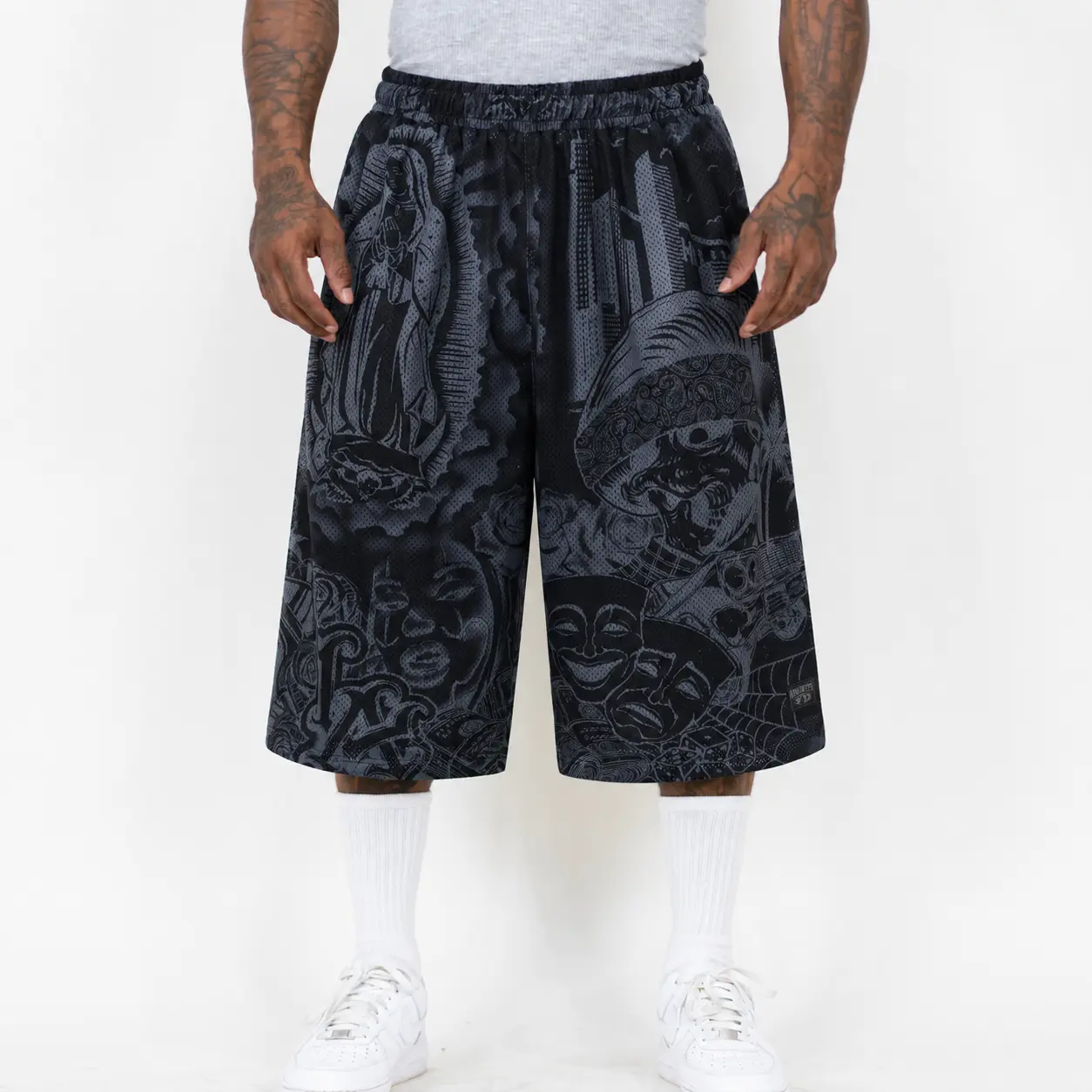 FB County Graffiti Mesh Shorts