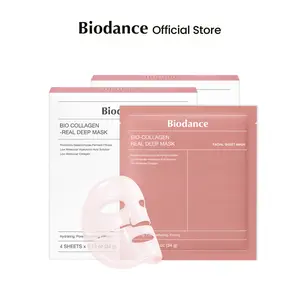 [Biodance Official] Collagen Hydrogel Facemask | Pore Tightening, Firming, Glow, Glass Skin, K-beauty Sleeping Mask, Korean Skincare, Collagen+Galactomyces,  TikTok Exclusive Bundle, Affordable bundle (8 Sheet) Gentle Radiant
