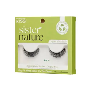 KISS Sister Nature Vegan Mink False Eyelashes - Storm