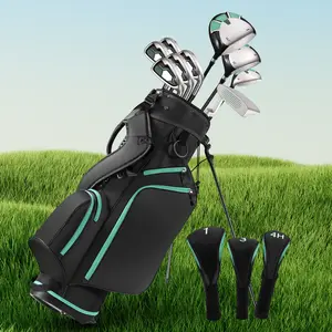 Complete Golf Clubs Set Golf Men's Regular 9-Piece Complete Set - Right Hand -Green