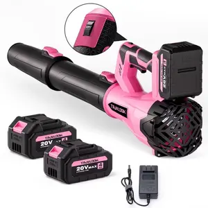 Leaf Blower Cordless - 6 Speed Levels Electric Leaf Blower With 2 X 4.0Ah Battery And Charger, Extension Tube Blower For Lawn Care, Yard, Garage, Blowing Leaves, Dust Or Snow., Best For Christmas Snow Plow/ Snow Sweeper Snow Blower