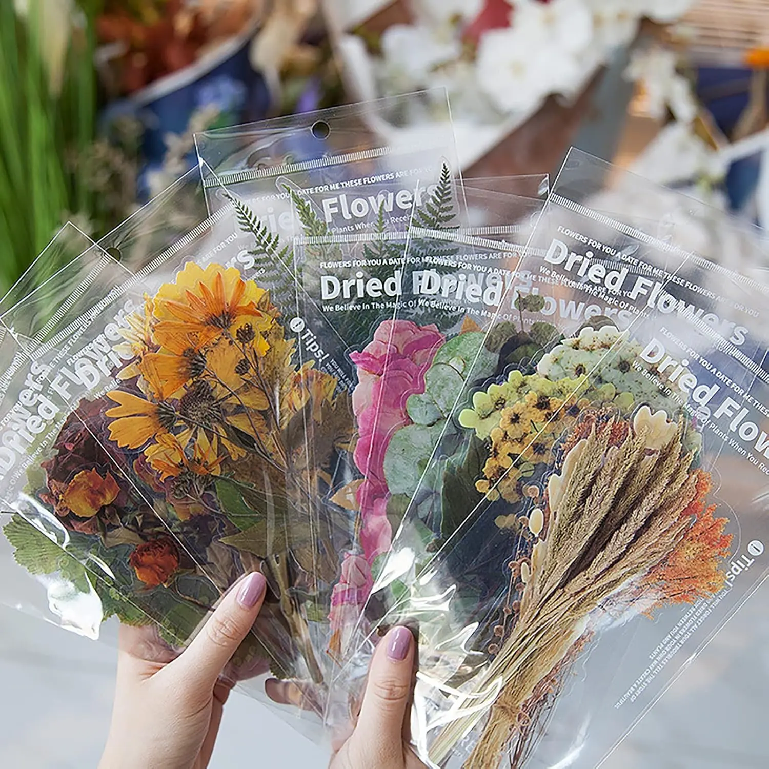 48 Pcs 4.3 x 7.87 Inch Transparent Vintage Plant Floral Stickers - Waterproof Big-Size DIY Kit, Crafts Supplies, Scrapbook Embellishments, Home Improvement & Anniversary Gift for Boxes, Packages, Birthday